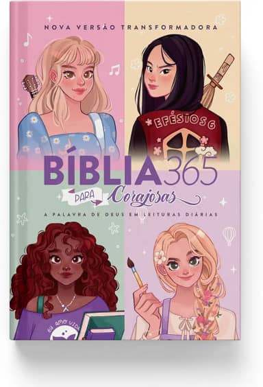 Bíblia 365 NVT para Corajosas 2 (capa dura): Nova Versão Transformadora