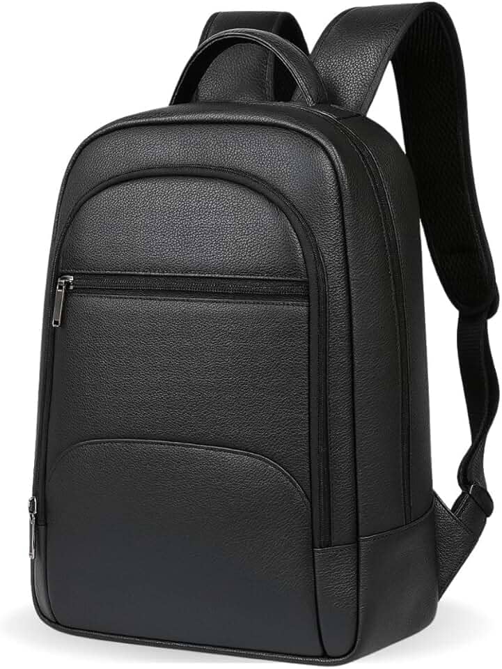 Mochila Masculina Couro Legítimo Notebook até 15.6 Polegadas Executiva Slim Premium Luxo MONOLO