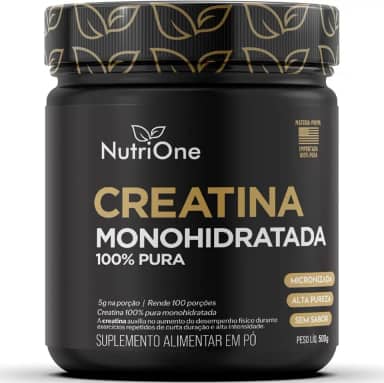 Creatina Monohidratada 500g | 100% Pura | Importada | Micronizada | Alta Pureza e Desempenho Físico – Nutrione