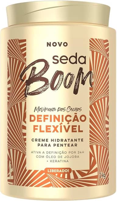 Seda Creme para Pentear Boom Definição Flexível 1 kg