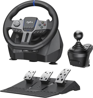 PXN V9 Gen2 Steering Wheel and Pedals with Shifter for PC