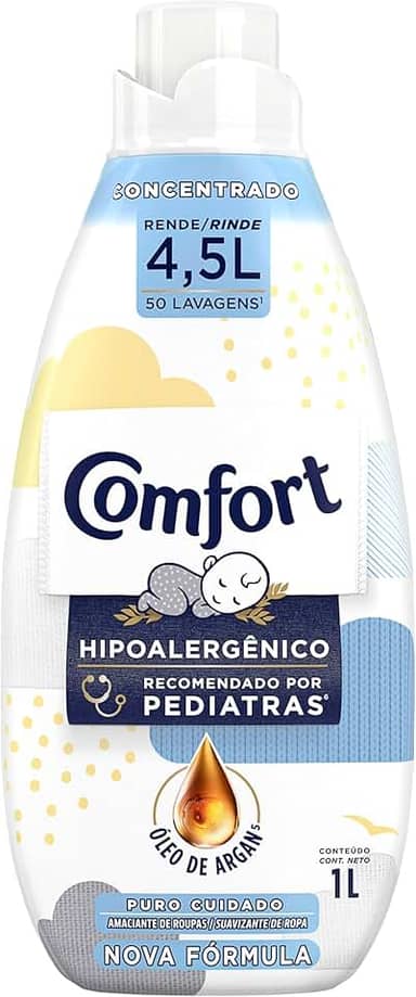 Amaciante Concentrado Comfort Puro Cuidado 1 L