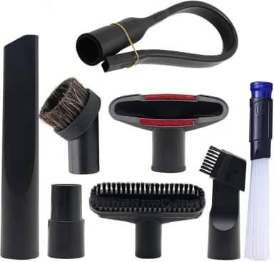 Alrens Kit de pincéis de acessórios para aspirador de pó de 3,15 cm e 4 cm, conjunto de 8