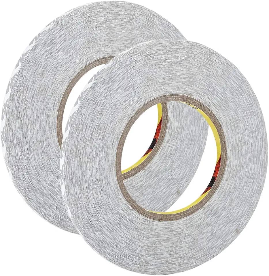 2pcs Fita Adesiva de Dupla Face Forte 2mm/3mm/5mm para Telefone Celular LCD Screen2mm/0,08in Adesivo de Dupla Face (Adesivo de dupla face branco 5 mm)