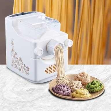 MáQuina EléTrica De Fazer MacarrãO, MáQuina AutomáTica De Fazer MacarrãO, Fabricante De MacarrãO-9 Moldes/500g Grande Capacidade- Para Espaguete Fettuccine Penne Lasanha,A