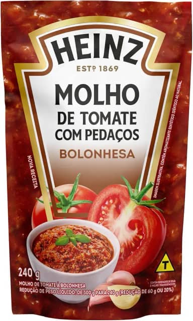 Heinz Molho de Tomate Bolonhesa, 240g