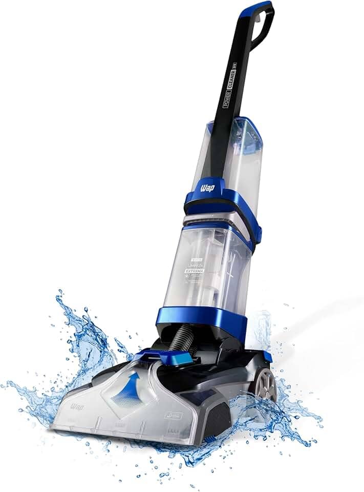 WAP Extratora e Higienizadora Vertical POWER CLEANER PRO 2 em 1, com Escova Elétrica para Tapetes e Carpetes, 2000W 220V