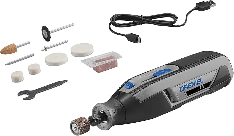 Dremel Lite micro retífica a bateria com 10 acessórios
