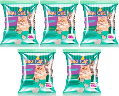 Areia Sanitária Antiodor Miau Clean Para Gatos Tira Cheiro (20 Kg - MiauCat Perf.)