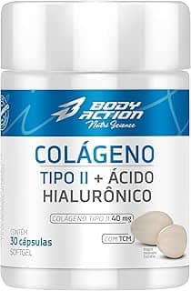 Colageno Tipo 2 40mg + Acido Hialuronico 120mg 30 Softgels Bodyaction