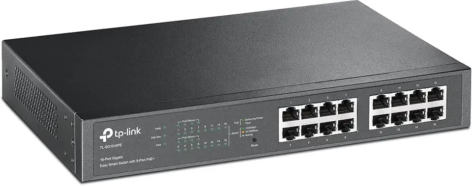 SWITCH GIGABIT C/ 16 P (8 POE) TL-SG1016PE SMB