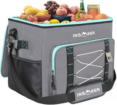 INSMEER Coolers e Bolsas Térmicas para Acampamento, 55 Litros/ 90 Can Bolsa Térmica Grande À Prova De Vazamentos para Praia