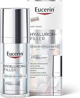 EUCERIN Sérum Facial Anti-idade Epigenetic 30ml, Antirrugas, Epicelline, Ácido Hialurônico, Antissinais, Pele Madura