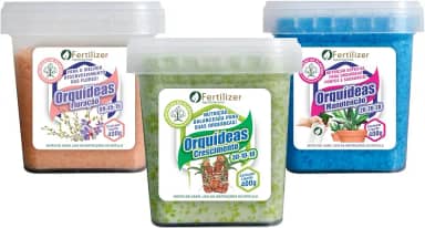 Adubo para Orquídea Kit com 3 potes