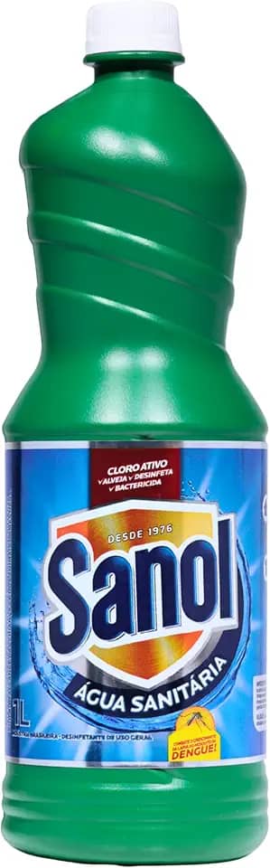 Água Sanitária, Sanol, 1 Litro, Verde