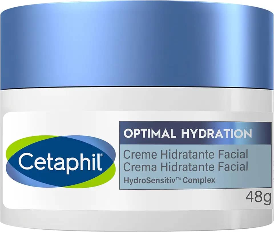 Cetaphil Optimal Hydration Creme Hidratante Facial Com Ácido Hialurônico 48g