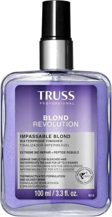 Truss Blond Revolution Impassable | Finalizador Impermeável para Cabelos Loiros | 100ml