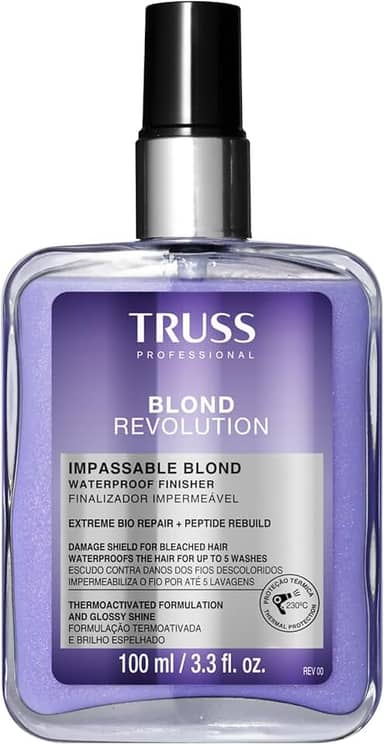 Truss Blond Revolution Impassable | Finalizador Impermeável para Cabelos Loiros | 100ml