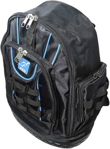 Mochila de ferramentas 21 bolsos profissional reforçada com fundo emborrachado Pier