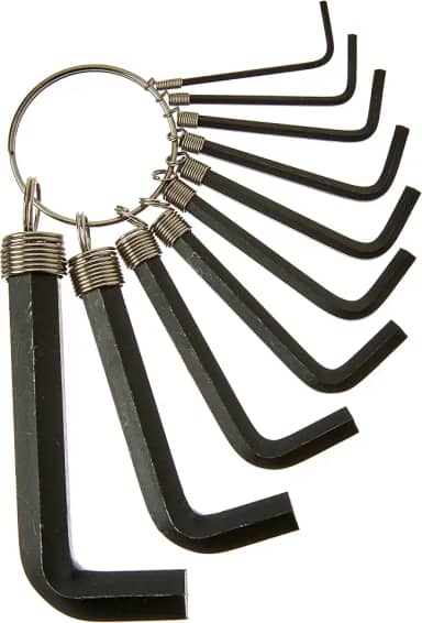 Sparta Jogo De Chave Allen Curta 1 5-10 Mm Crv 10 Pçs Oxidado Preto Com Argola//Sparta