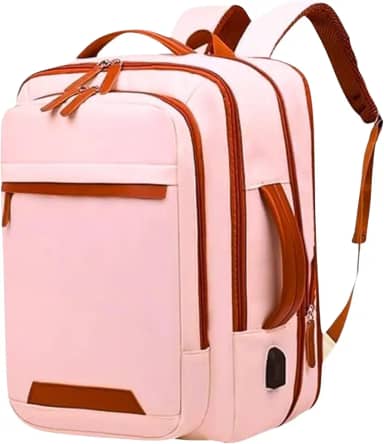 [VÍDEO] Mochila de Viagem Expansível Impermeável Resistente Grande Capacidade Nylon Laptop Saída USB Multifuncional (MX-987)