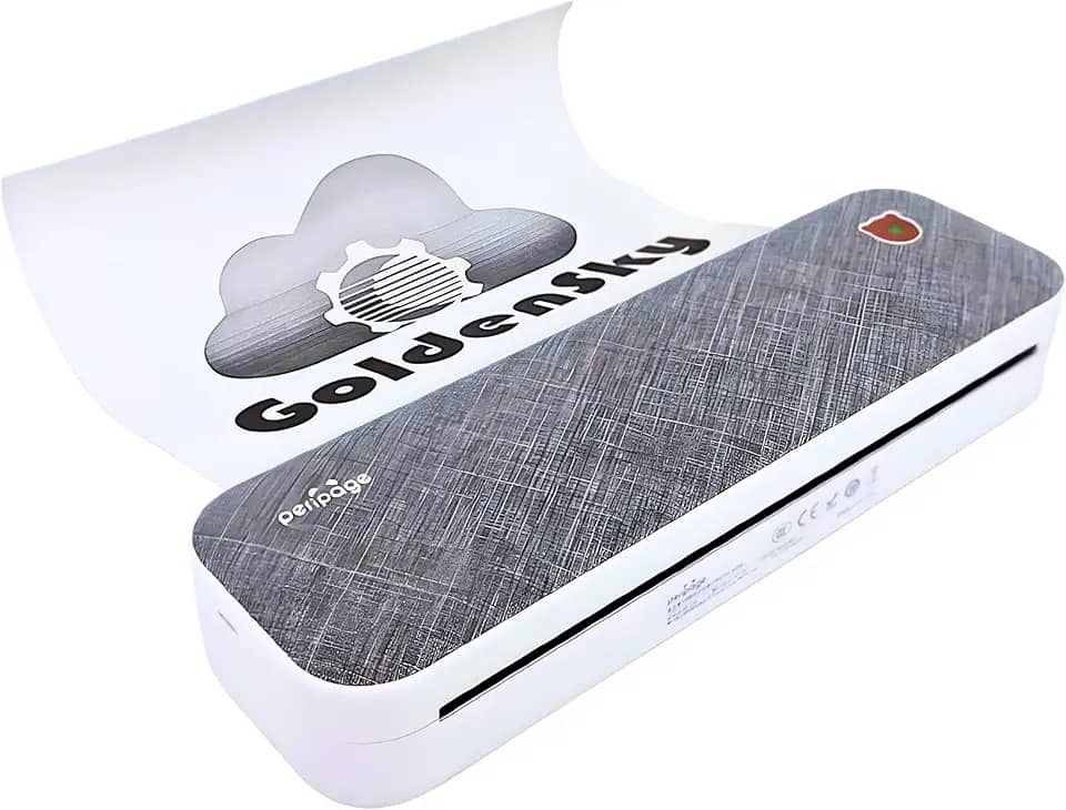 Impressora Térmica A4 Peripage Bluetooth Portátil Tatuagem Documentos sem fio USB compatível Android IOS