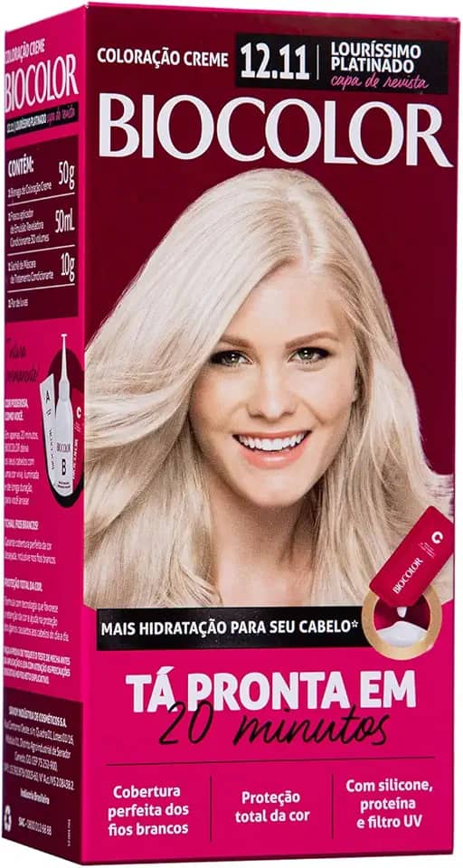 Biocolor Tintura Creme 12.11 Louríssimo Ousado Mini Kit