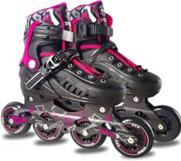 Patins Adulto Inline ABEC-9 - Freestyle Urban para Performance Profissional, Rodas de PU 84mm com Dureza 85A