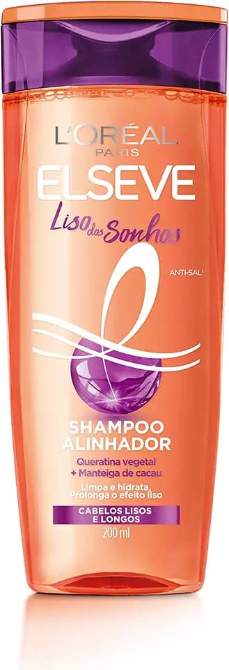 L'Oréal Paris Shampoo Elseve Liso Dos Sonhos 200Ml