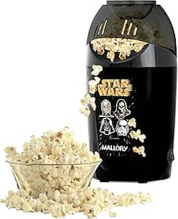 Pipoqueira Elétrica Mallory Star Wars- Pipoca saudável pronta em 3 minutos - 127V