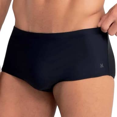 Sungão de Praia Mash Natação Lycra Xtra® Resistente ao Cloro UV 50+ Lisa Masculina Verão