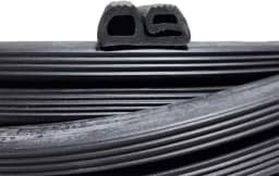 Borracha Dupla Gaxeta P/Porta Câmara Fria Frigorífica - 1 Metro Borrachas Londrina