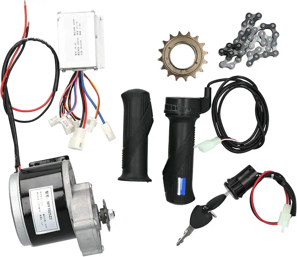 MY1025Z2 24V 250W Kit de Motor de Escova DIY, Conjunto de Conversão de Bicicleta e Scooter Elétrica, Atualização de Bicicleta Motorizada