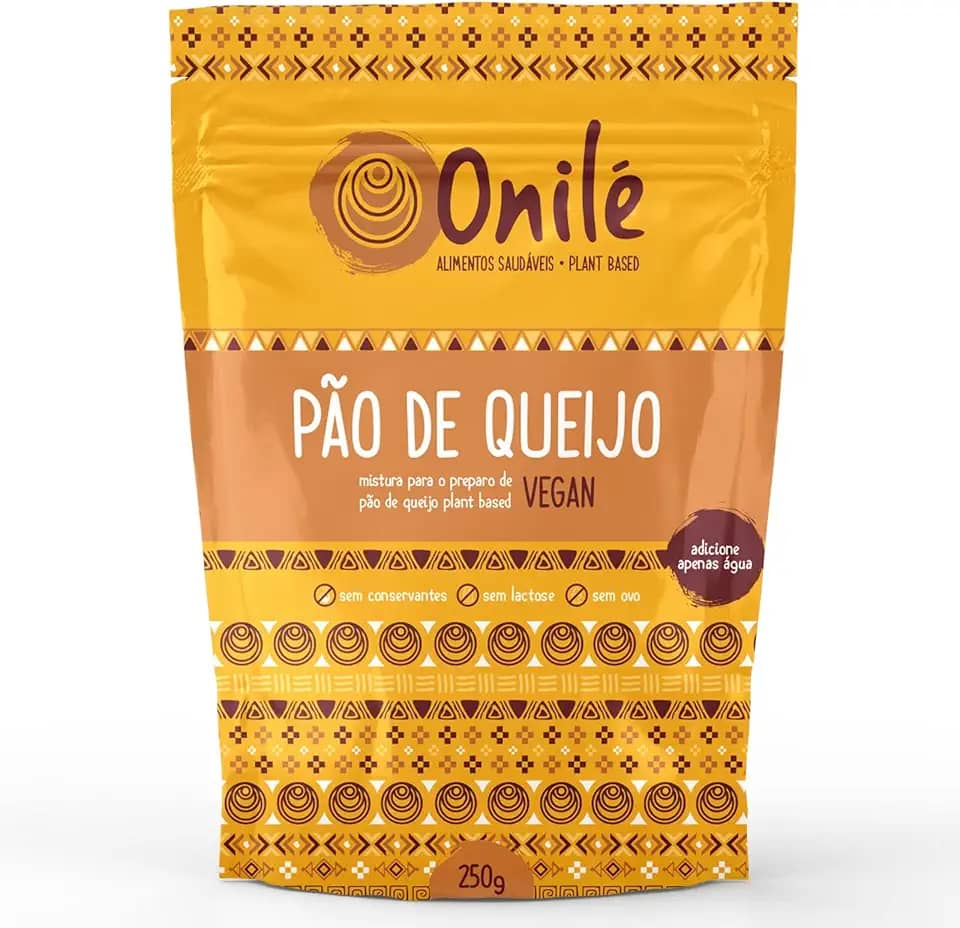 Pão de Queijo Plant-Based, Sem Conservantes, 250g