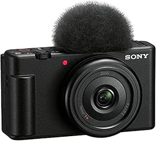 Sony Câmera Vlog ZV-1F para criadores de conteúdo e vloggers preta
