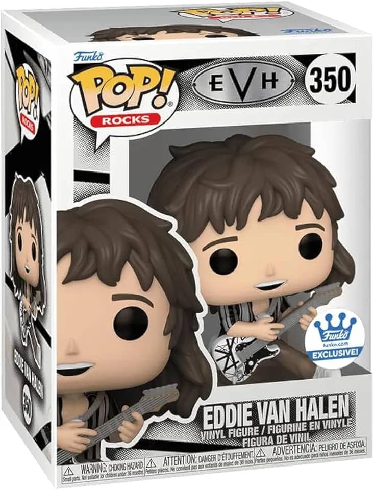 Funko Pop! Rocks: Eddie Van Halen com a loja de guitarra exclusiva