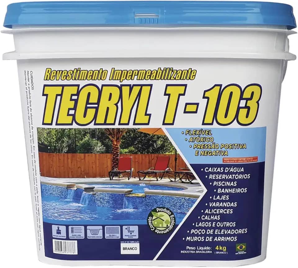 Manta Acrilica Impermeabilizante Tecryl T-103 4KG