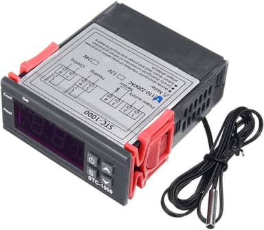Controlador Termostato Digital Temperatura Stc 1000 Bivolt Chocadeira Aquario Cervejeira