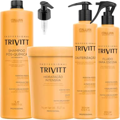 Kit Profissional Trivitt 04 produtos - Cauterização e Hidratação