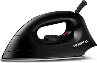 MONDIAL Ferro de Passar a Seco Preto, 1000W, 110V - FSN-55-B