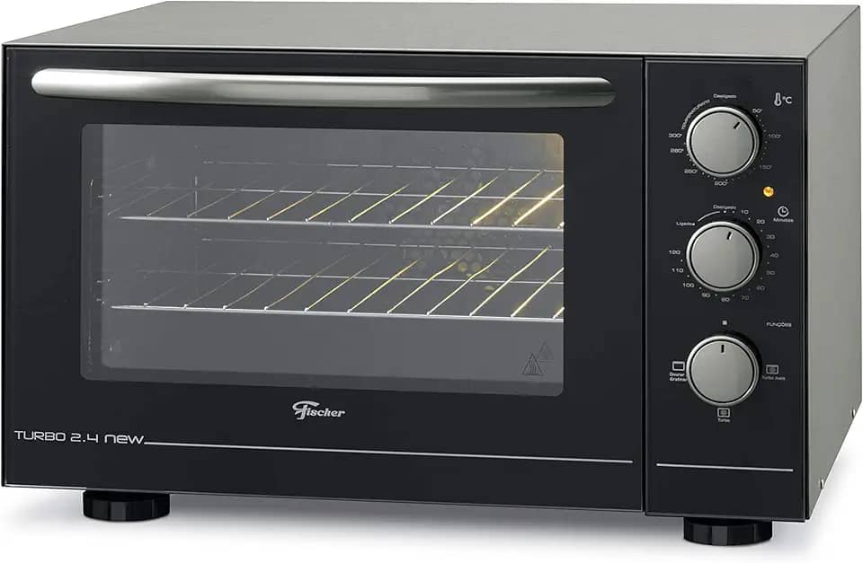 FISCHER FORNO ELÉTRICO BANCADA TURBO 2.4 NEW 48L INOX AIR FRYER 127V - 26573-58033
