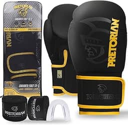 Luva de Boxe e Muay Thai FX2 Pretorian + Protetor Bucal + Bandagem 2.8M