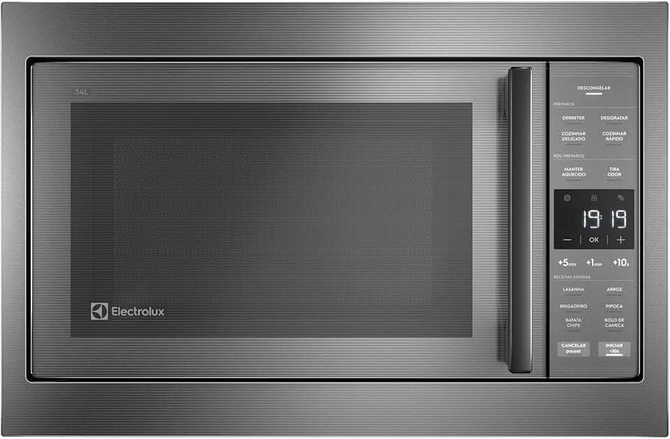 Micro-ondas de Embutir Electrolux 34L Experience (ME3BC), Cor: Cinza