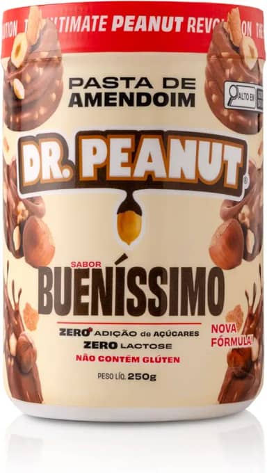 Dr. Peanut Pasta de Amendoim Bueníssimo 250g - Com Whey Protein