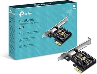 TP-Link Placa de rede PCIe de 2,5 GB (TX201) – Adaptador de rede PCIe para 2,5 Gigabit Ethernet, suporta Windows 11/10/8.1/8/7, Win Server 2022/2019/2016, Linux