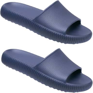 Chinelo Nuvem Ortopédico Macio Feminino Masculino Leve (39/40, Azul Marinho)