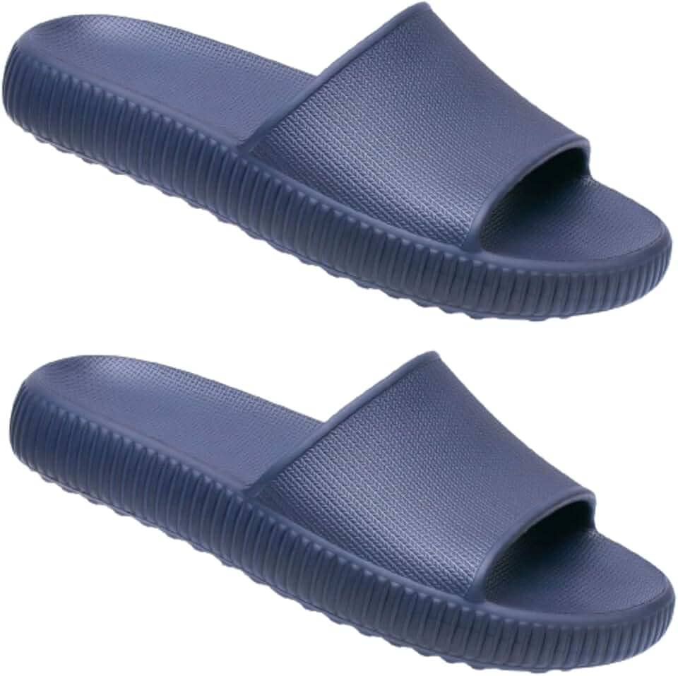 Chinelo Nuvem Ortopédico Macio Feminino Masculino Leve (39/40, Azul Marinho)