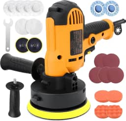 Elyblo Lixadeira Eletrica, 600-3700 RPM Politriz Automotiva, Orbital, Lichadeira Eletrica, Máquina de Lixadeira de Parede, Politriz roto Orbital para Marcenaria/Lixamento, 220V