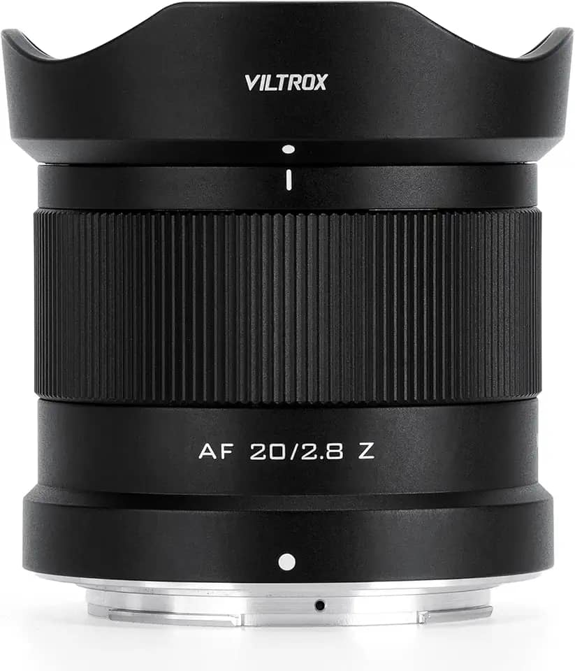 VILTROX Lente grande angular AF Prime de 20 mm F2.8 Z-Mount Full Frame para Nikon Z Mount Z8 Z9 Z6 Z7 Z6 II Z7 II Z5 Z5