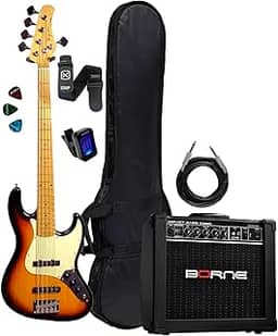 Baixo Tagima Tw73 5 Cordas Sunburst + Acessórios